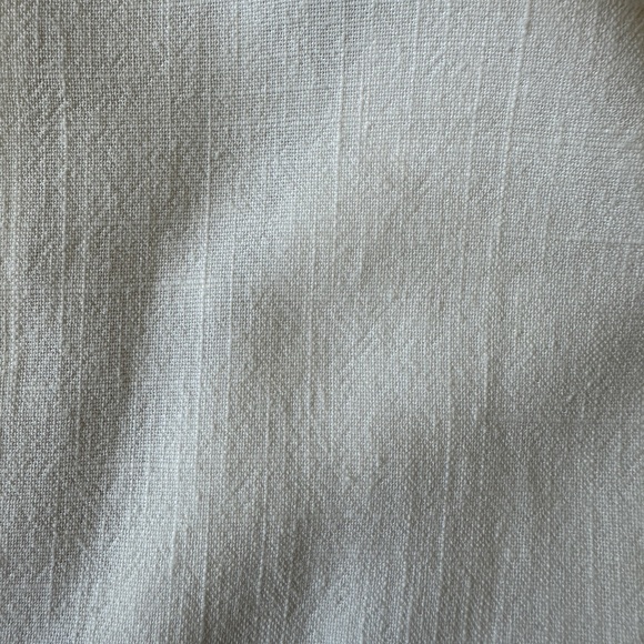 Mable White Set - crop with shoulder pads and front tie & loose trousers - Picture 8 of 8